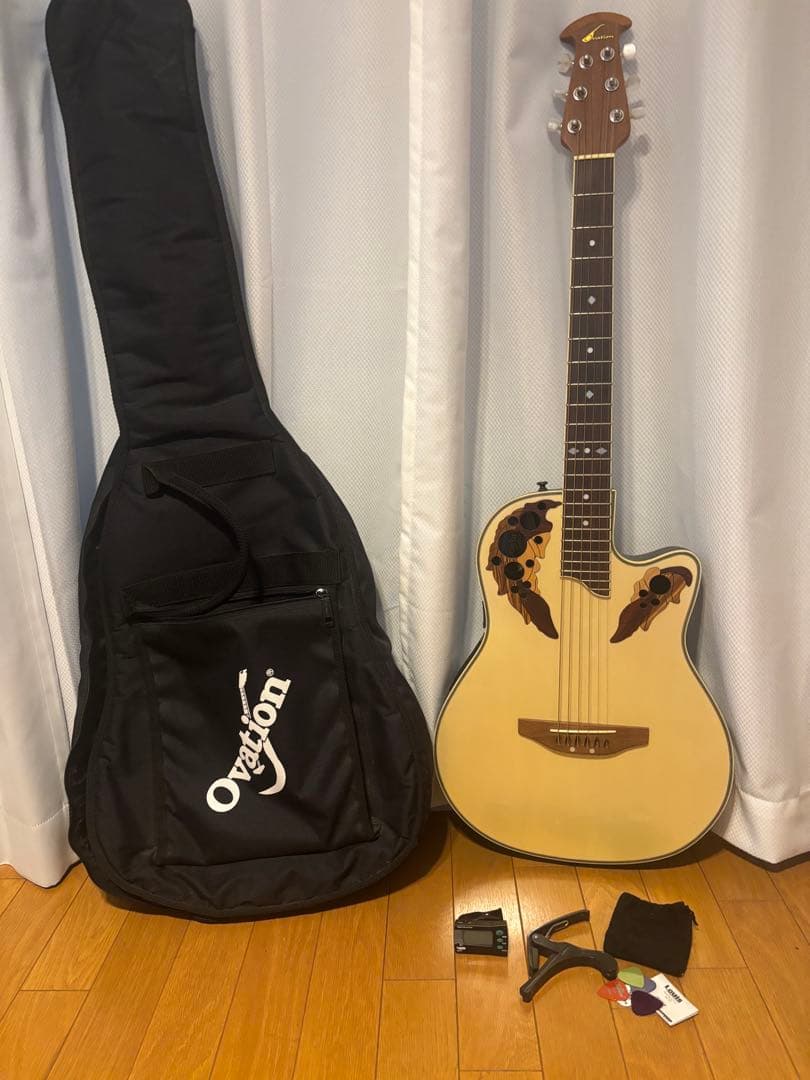 Ovation Celebrity アコースティックギター　212 レア Ovation Celebrity CE4412-5-G Black エレアコギター 12弦ギター