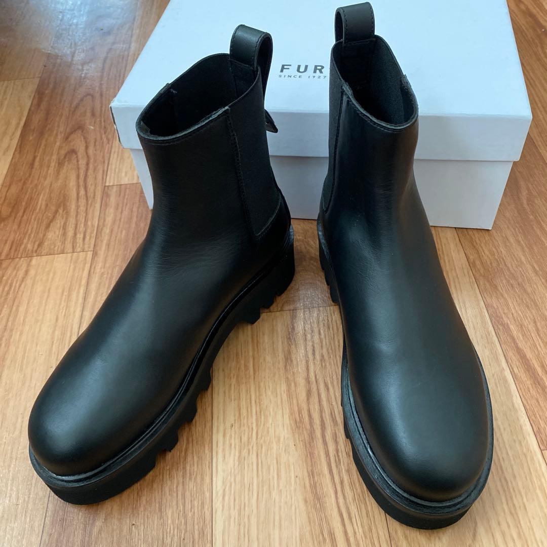 FURLA 新品　サイドゴア ブーツ 24cm 中古・古着通販】FURLA (フルラ) サイドゴアブーツ ブラック サイズ