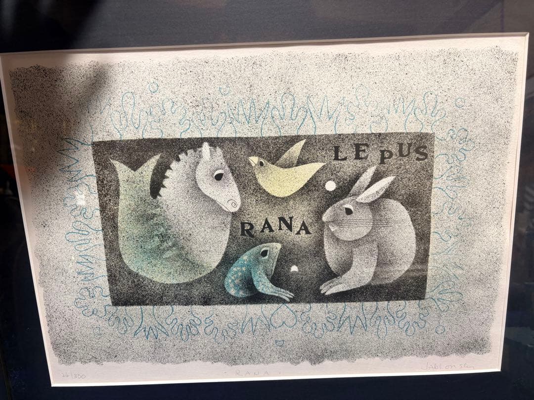 キャロル・ジャブロンスキー LEPUS RANA リトグラフ 26/300