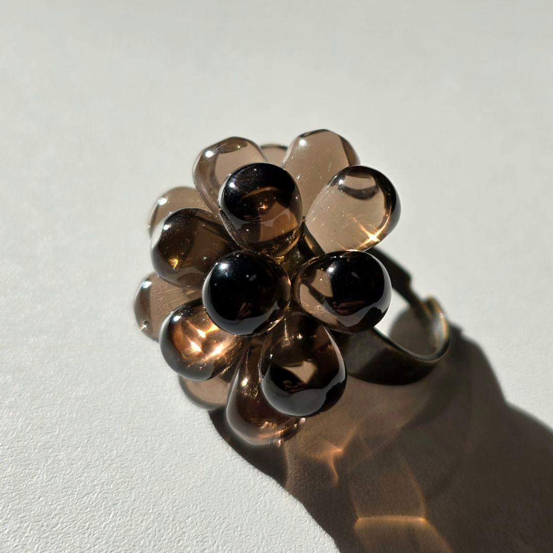 【Murder Pollen】リング★スモーキークォーツ