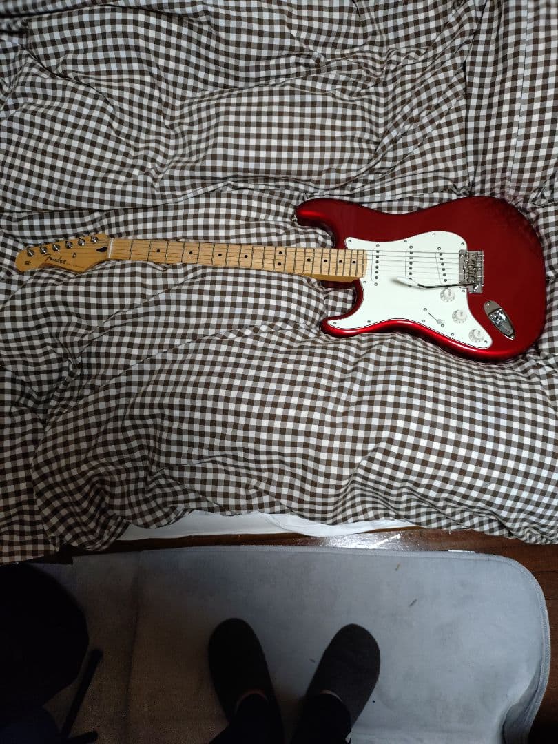 Fender Mexico Player Stratocaster lefty赤