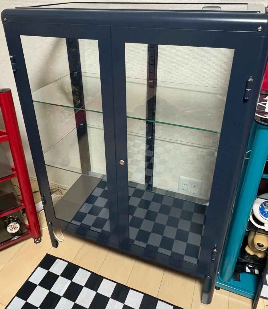 IKEA ファブリコール FABRIKÖR コレクションケース ブラックブルー