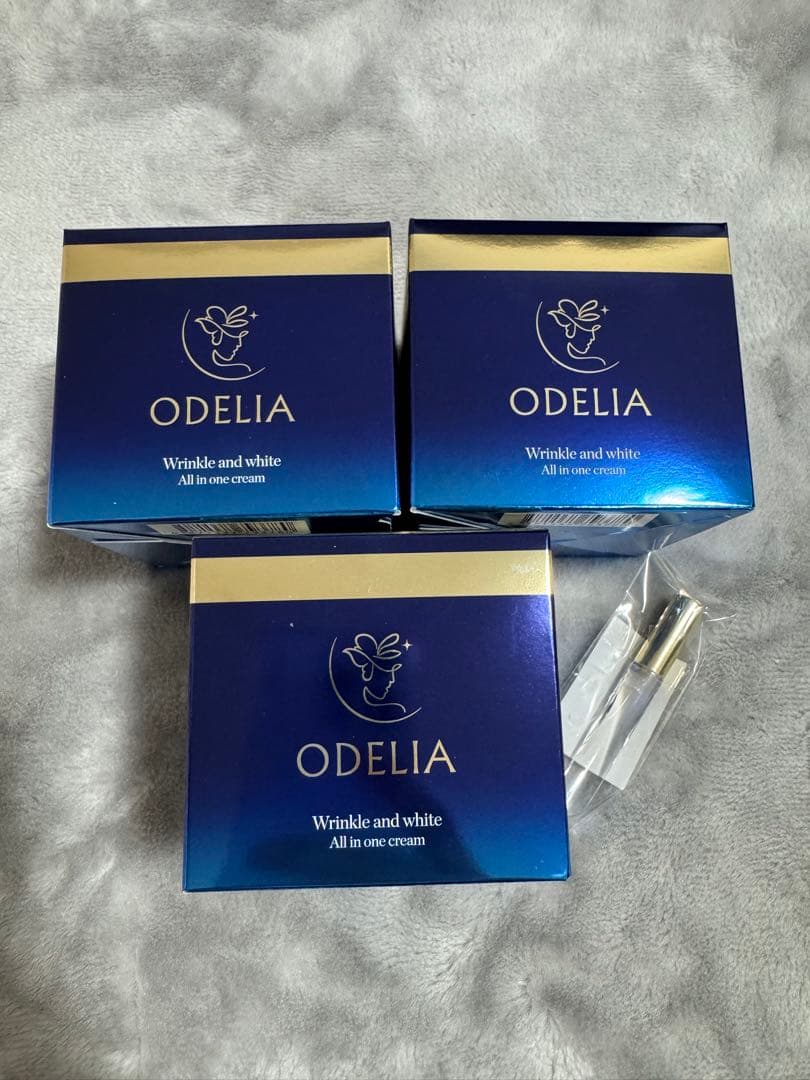 【3点セット】ODELIA リンクル＆ホワイト AIOクリーム 50g