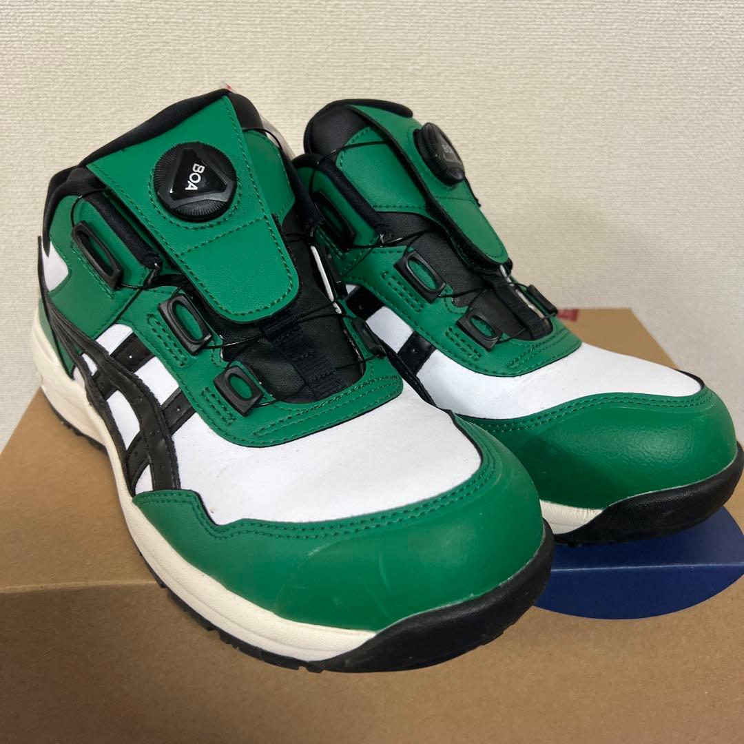 ASICS CP BOAシステム安全靴 グリーン - メルカリ