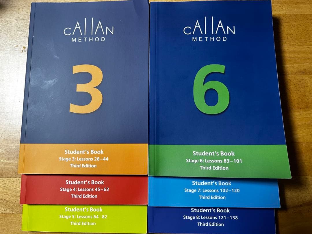 【最新版3rd edition】カランメソッドテキストブックステージ3〜8