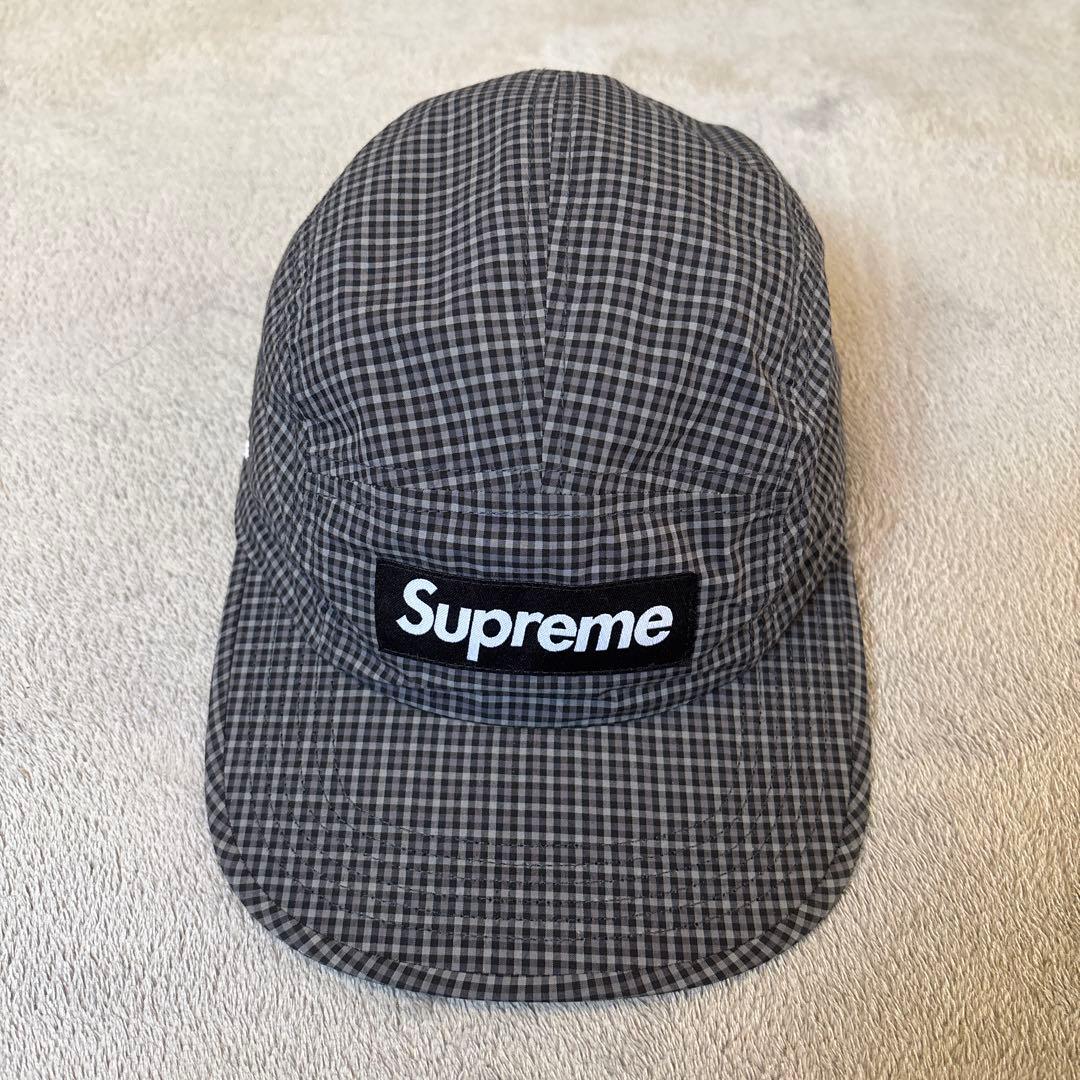 Supreme Cordura Plaid Camp Cap（ステッカー付き） - メルカリ
