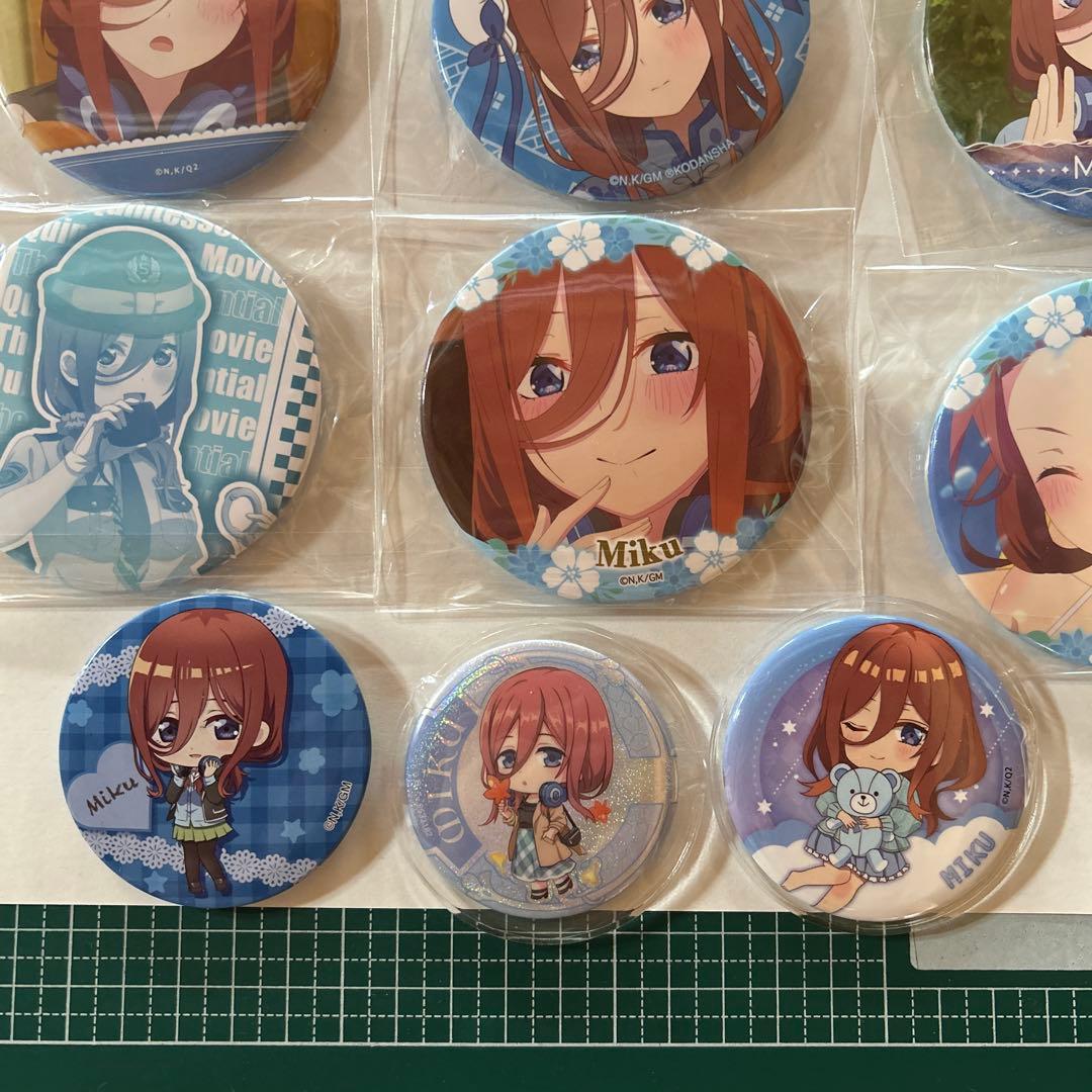 五等分の花嫁 缶バッジ 中野三玖 まとめて - メルカリ