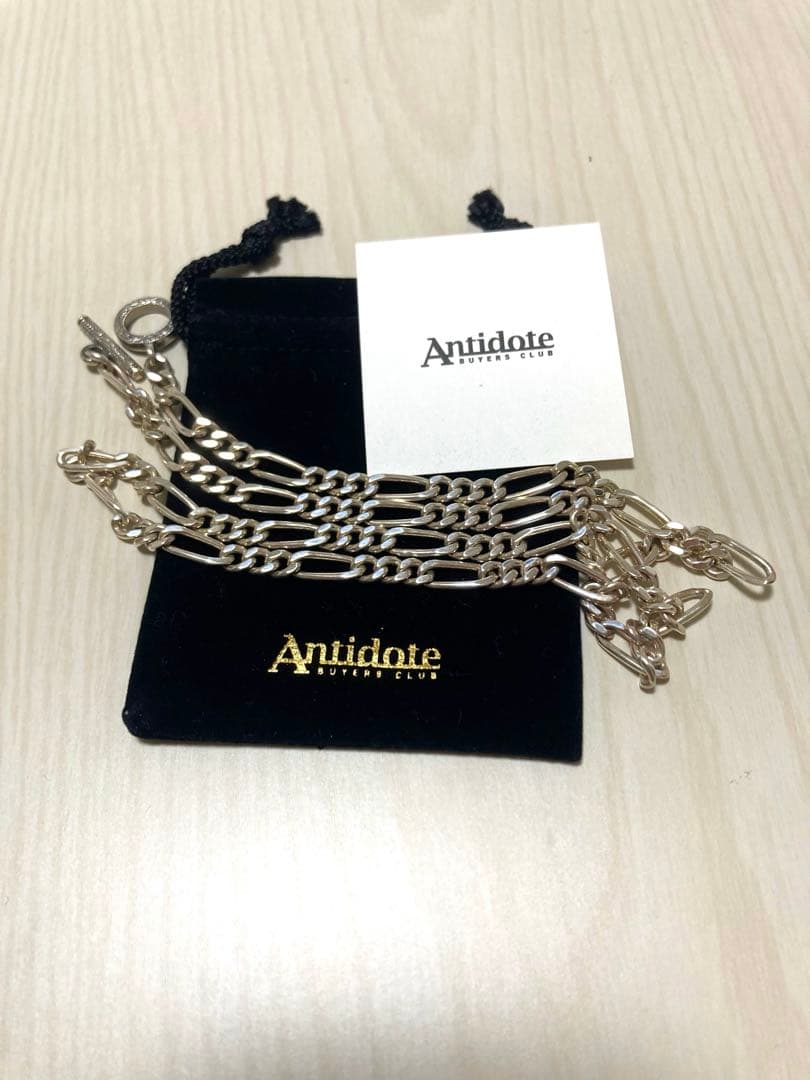 アクセサリー ANTIDOTE Figaro Wide Chain XL 60cm