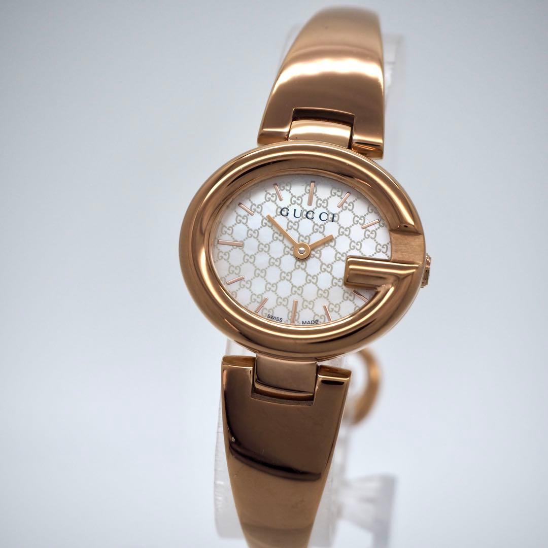 14 稼働 GUCCI 時計 134.5 Gバルーン ピンクゴールド レディース