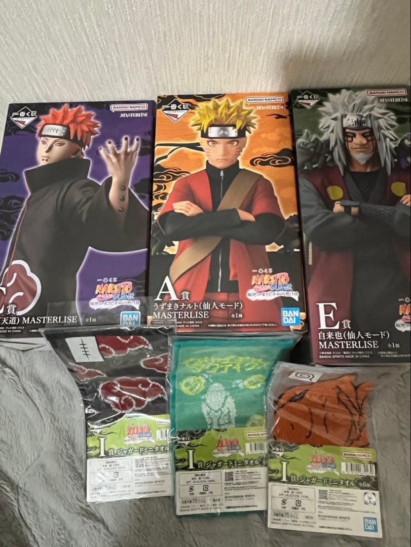 一番くじNARUTOナルト、ペイン、自来也セットおまけ