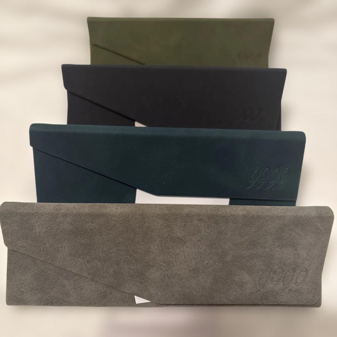 9999 折りたたみ式メガネケース 4色セット