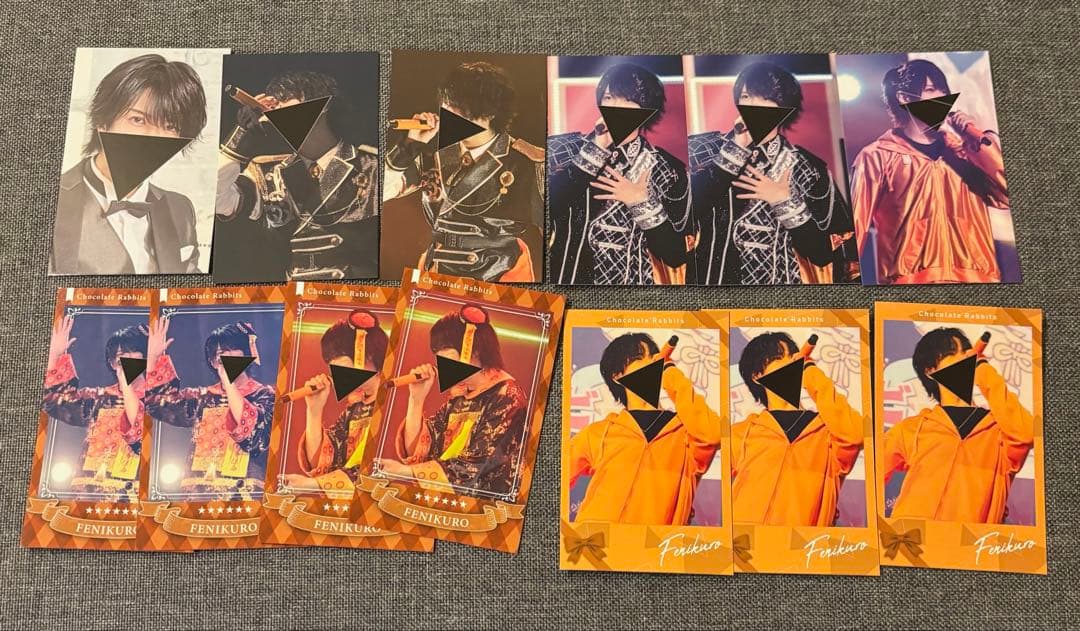 ちょこらび 実写チェキ風トレカ ふぇにくろ 歌い手 配信者 - メルカリ