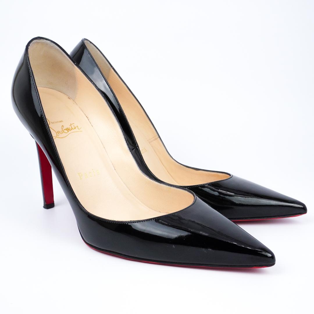 24.5cm Louboutin ルブタン ヒール エレガント美品 EU38.5