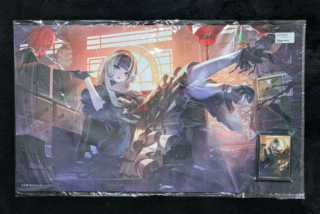 ホロライブ　儒烏風亭らでん　プレイマット　スリーブ　セット　新品未開封