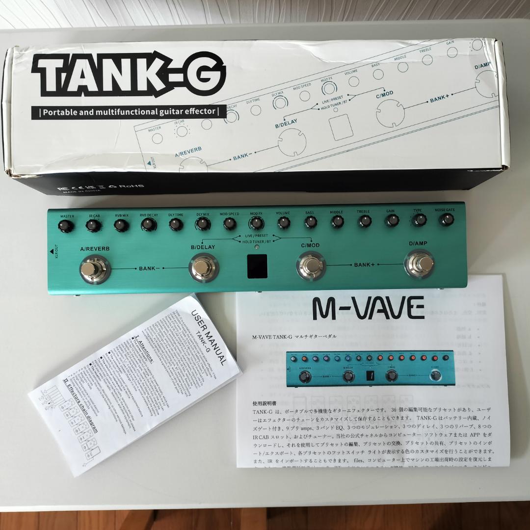 M-Vave TANK-G（充電式ギターマルチエフェクター） - メルカリ