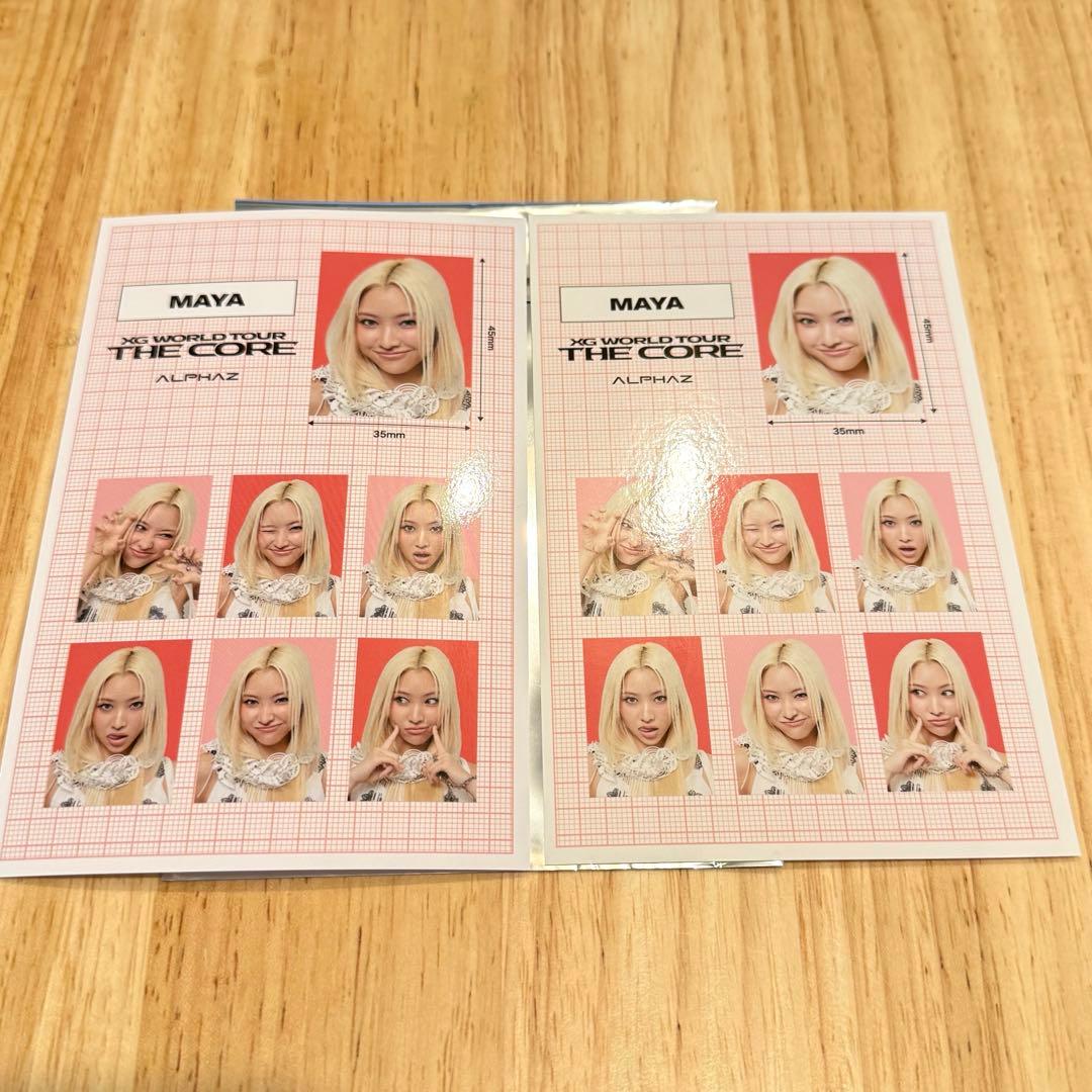 XG TREASURE TROVE 07 MAYA マヤ 証明写真 F C限定 - メルカリ