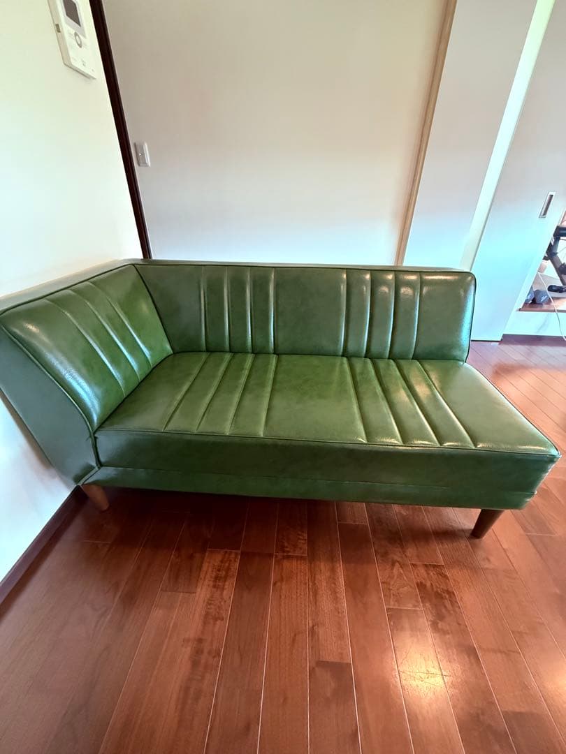 niko and... 緑色 L字型コーナーソファ