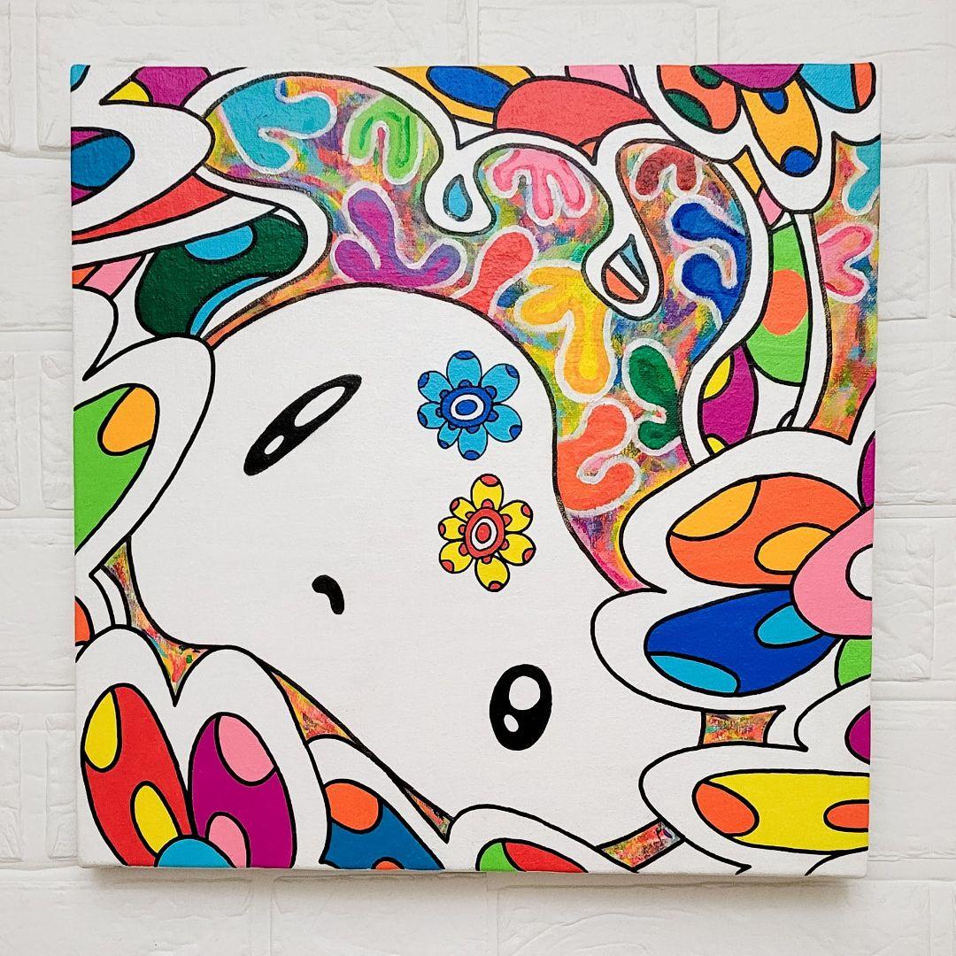 ★鈴木哲也★S4(333×333mm)アクリル原画1点物★送料無料#133 ☆鈴木哲也☆S4(333×333mm)アクリル原画1点物☆送料無料#128 絵画の