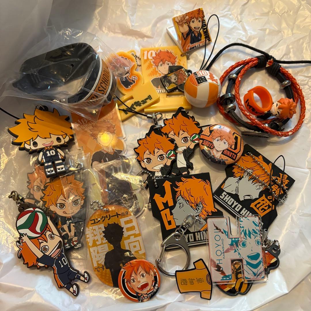 ハイキュー 日向翔陽 まとめ売り 缶バッジ アクスタ等 - メルカリ
