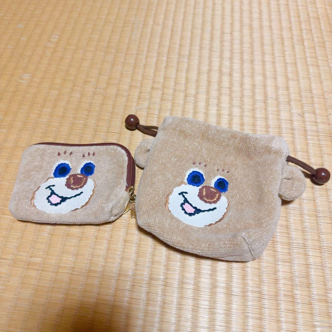 フェイラー　ドアップテディ　ポーチ　巾着&L型 フェイラー FEILER ドアップテディ ドアップテディガール 耳付き巾着