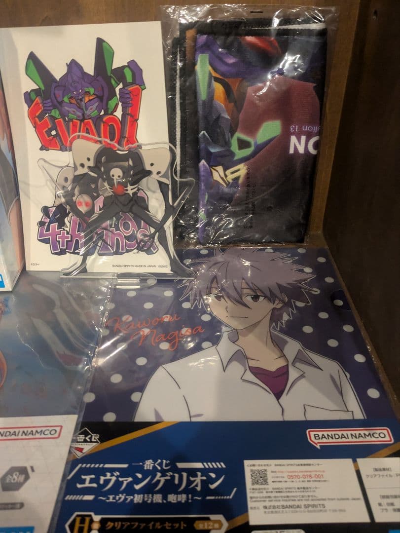 エヴァンゲリオン まとめ売りフィギュア クリアファイルアクリル