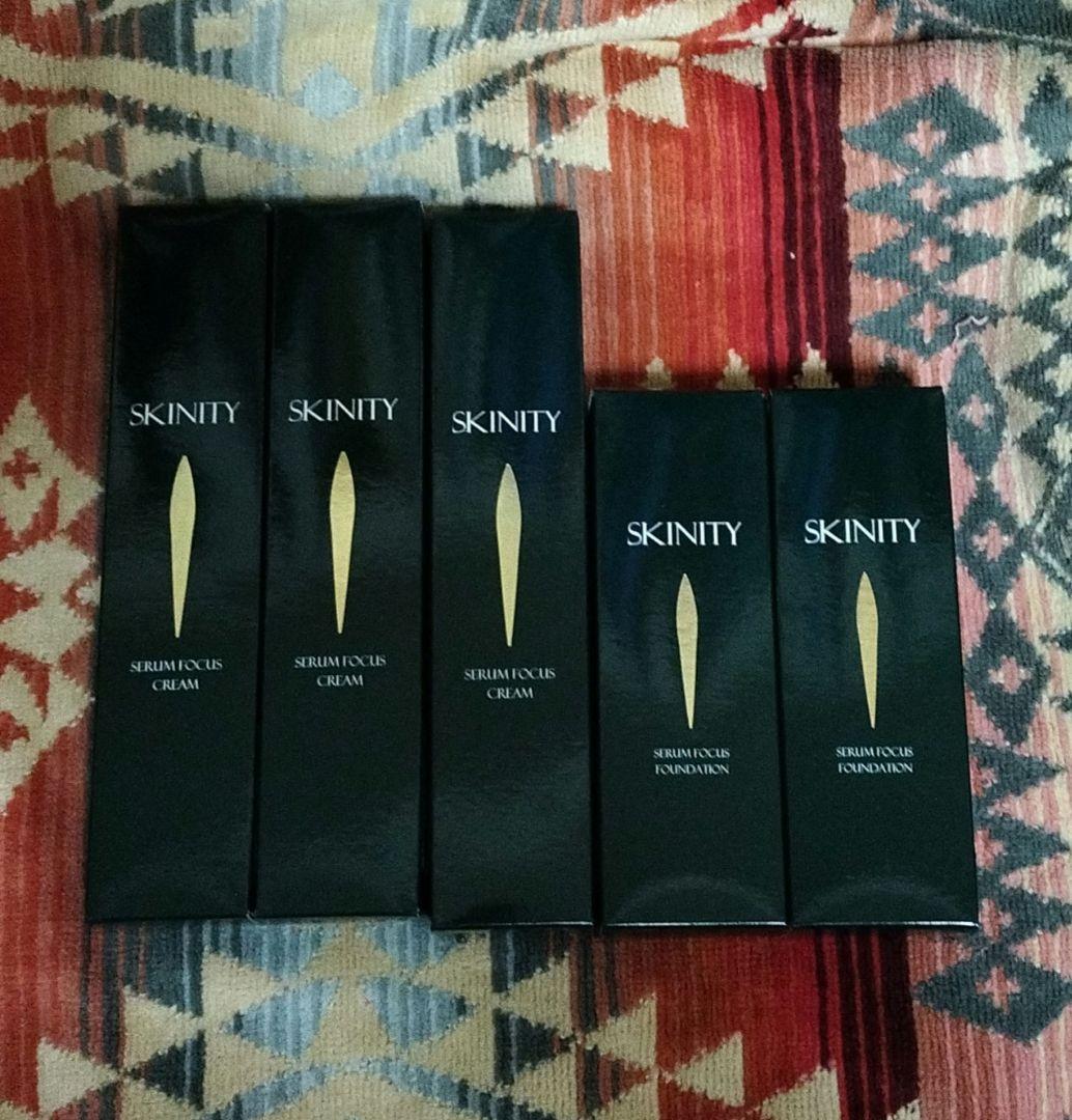 スキニティセラムフォーカスクリーム3本&ファンデーション2本★新品未使用★