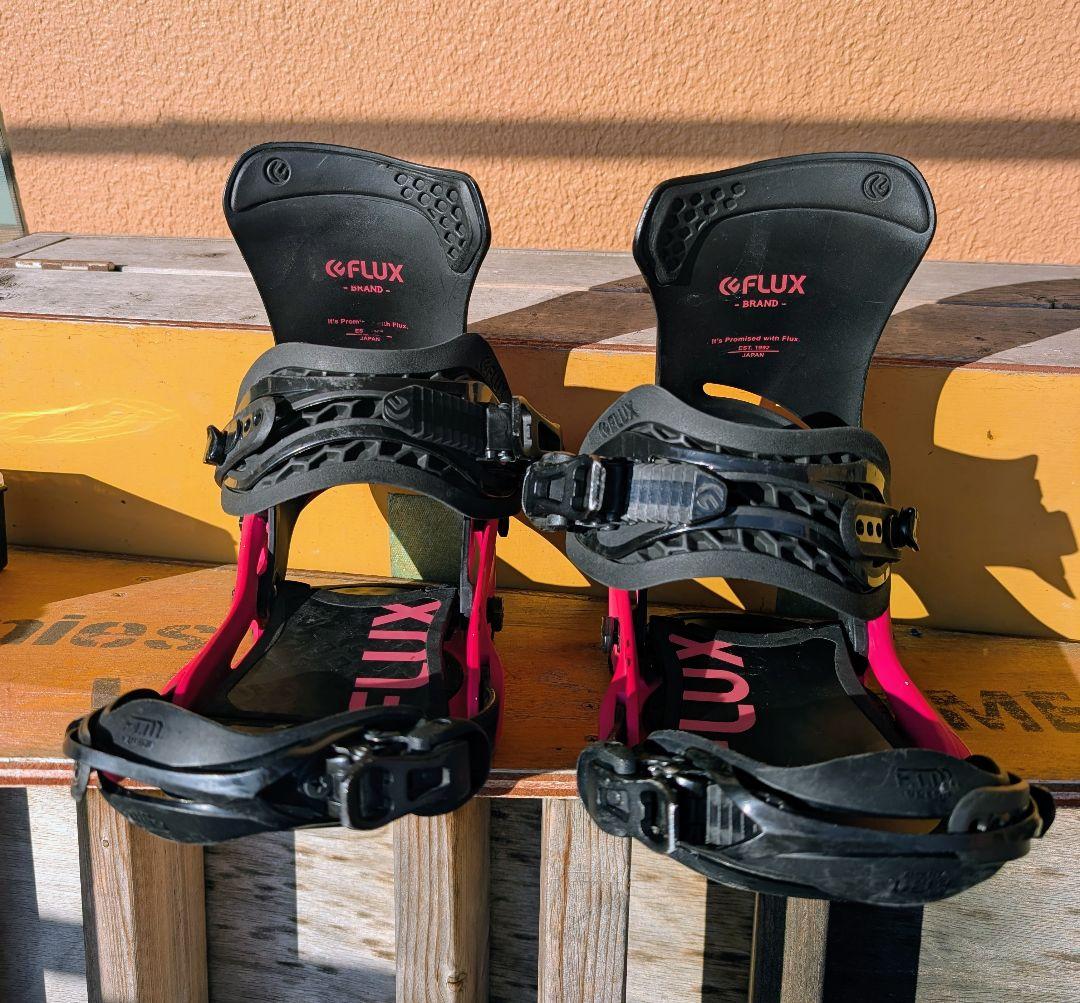 ★FLUX DSビンディング★Sサイズ濃ピンク★スノーボード★オフトレ★芝トレ★