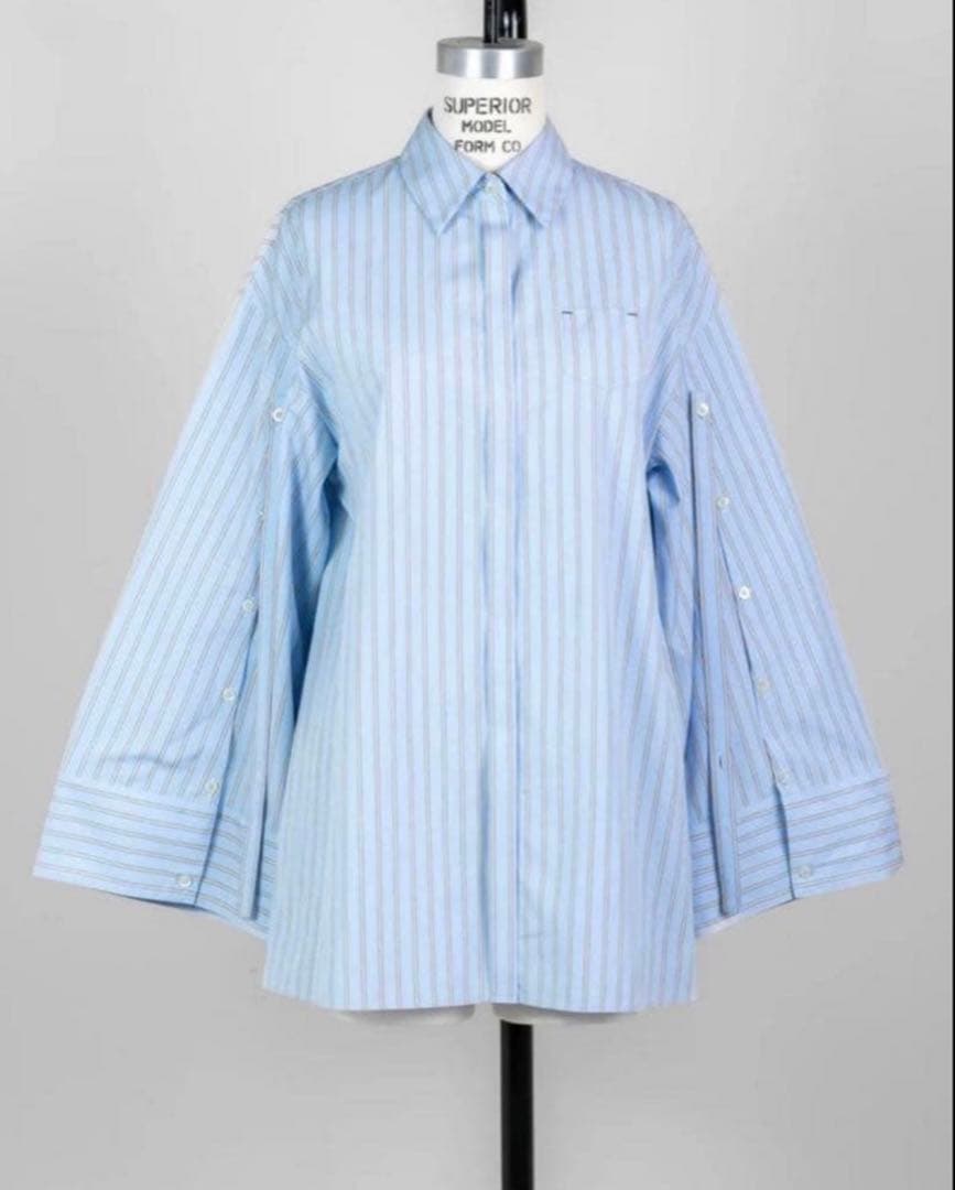 6*8様 deres デレス　ストライプ6way sleeve shirt