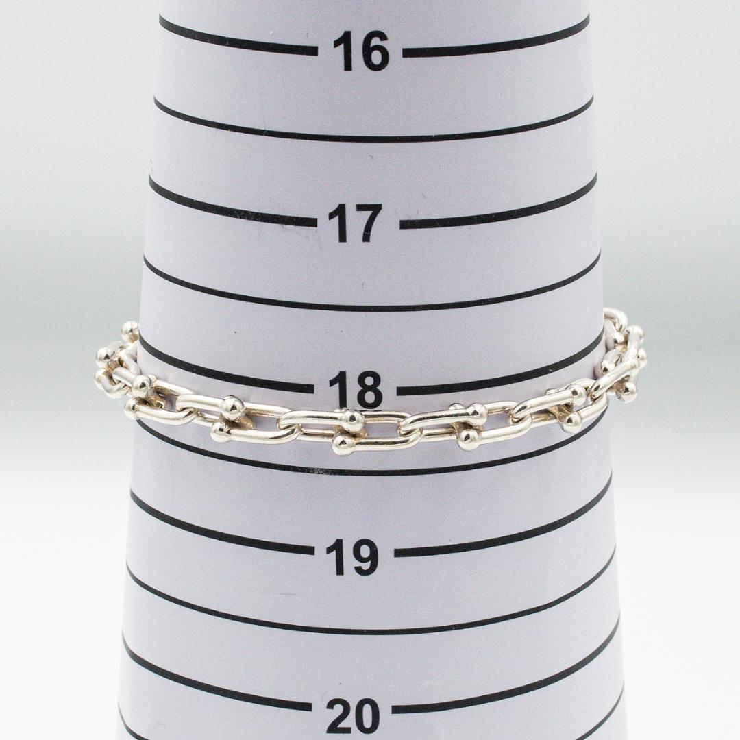 ティファニー ハードウェア スモール リンク ブレスレット 20.1cm