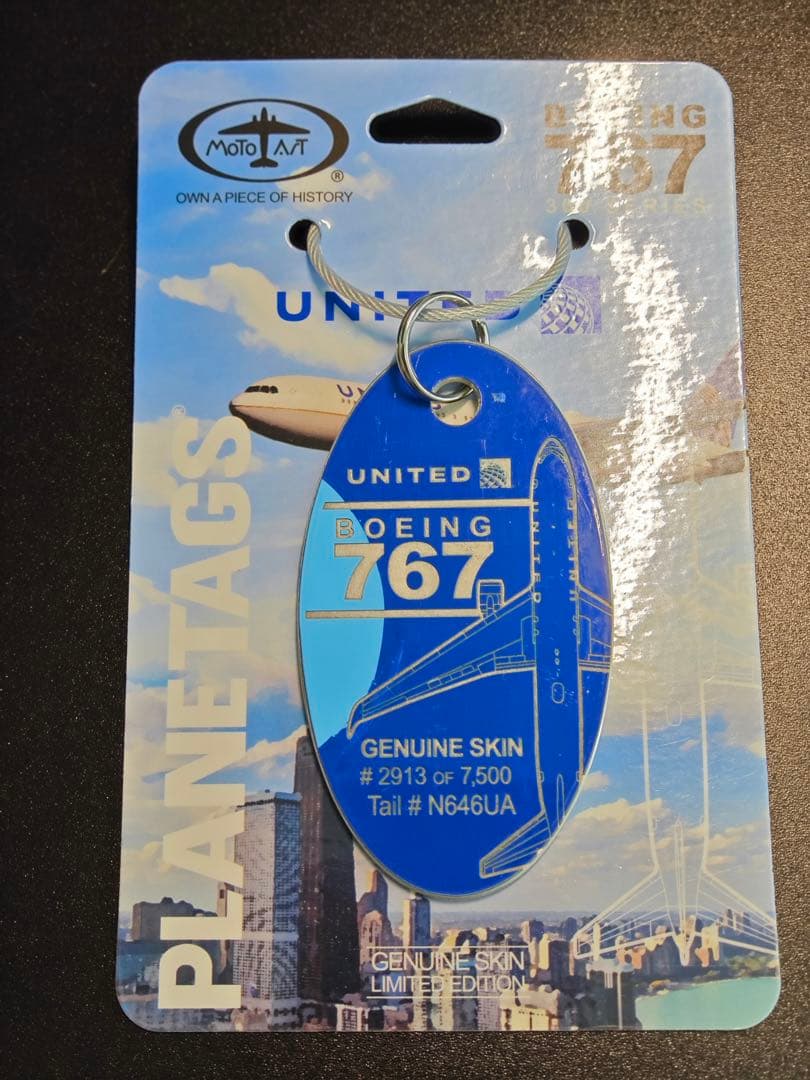 UA ユナイテッド航空 Planetags B767-300ER コンビ色 UA ユナイテッド航空 Planetags B767-300ER コンビ色 - メルカリ