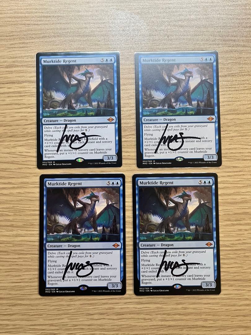 濁浪の執政　英語　サインド　4枚セット