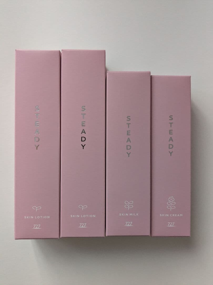 727ステディ4点セット(ローション×2,ミルク×1,クリーム×1)