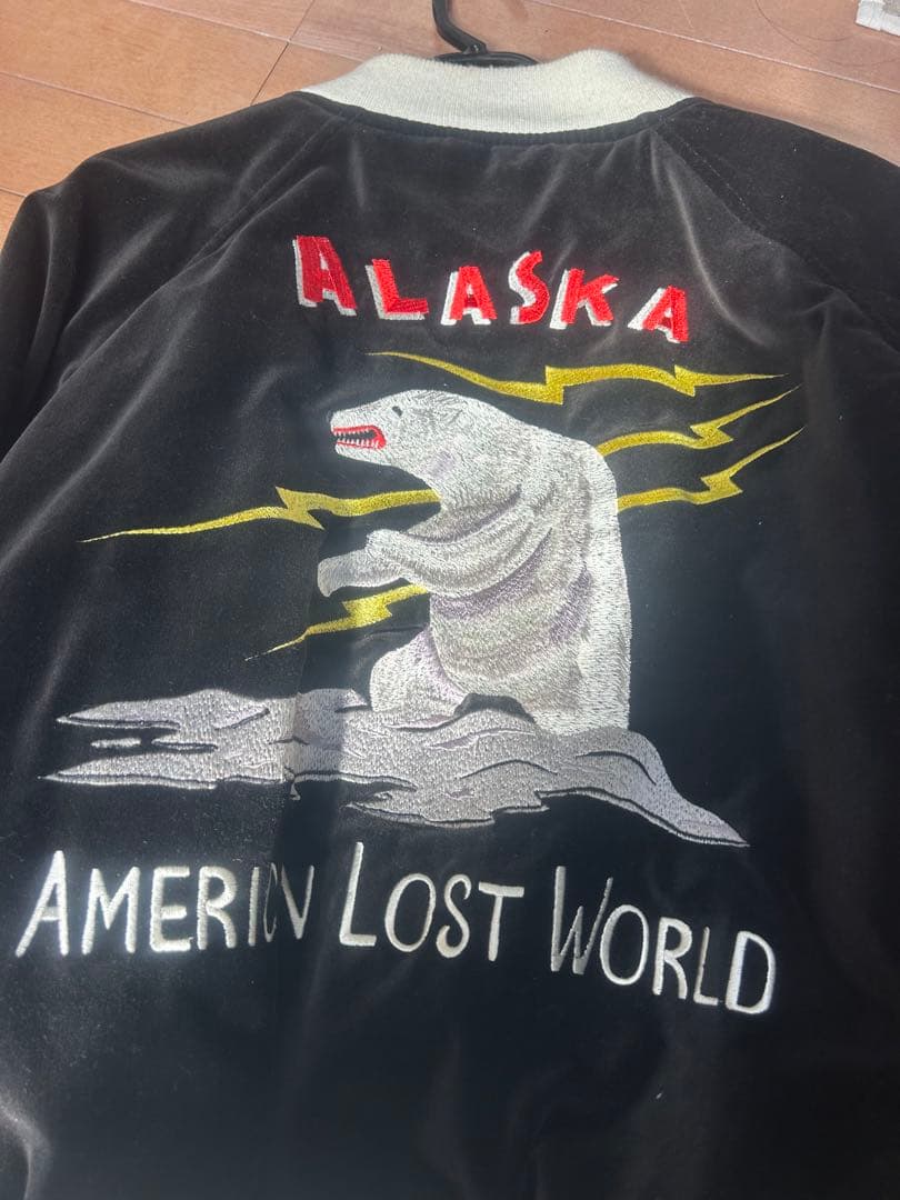 ヴィンテージ 当時物 ALASKA スカジャン ホッキョクグマ