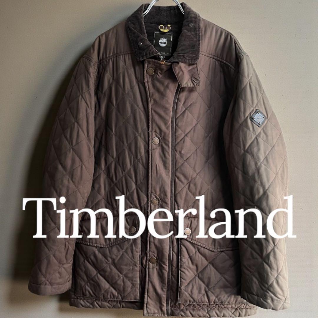 ティンバーランド アースキーパーズ キルティングジャケット ブラウン