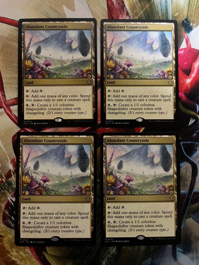 豊かな在郷 英語 4枚