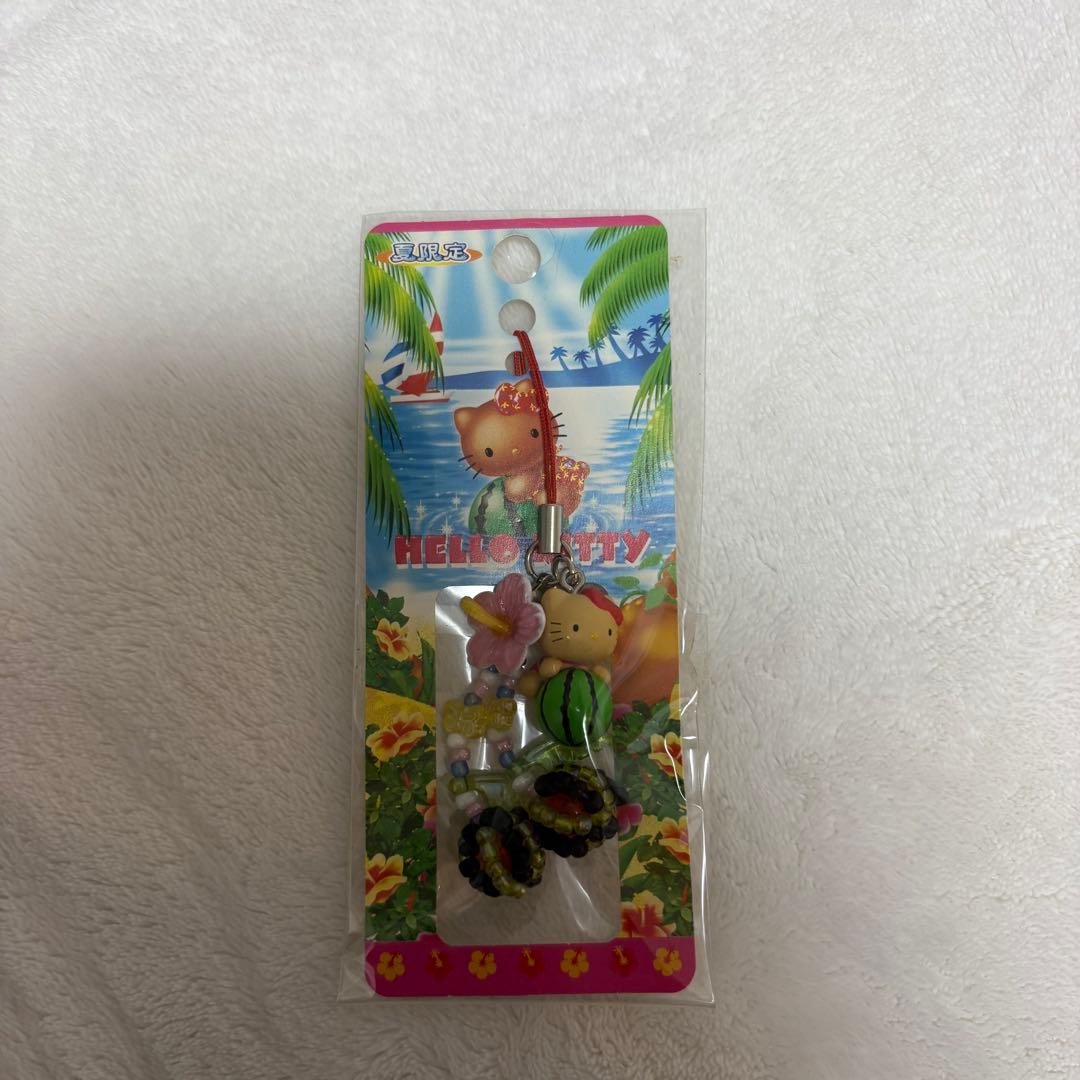 【激レア】ハローキティ vivitix 日焼けキティ ご当地 根付け ストラップ ハローキティ ご当地ストラップ ハワイ ワイキキ 3487ハローキティ
