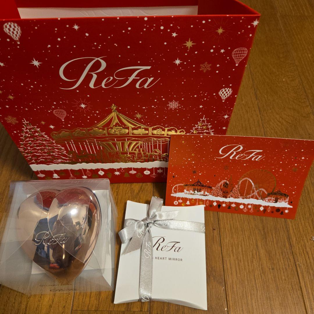 リファ rifa クリスマスショッパー ギフト用 ブラシ ハートミラー
