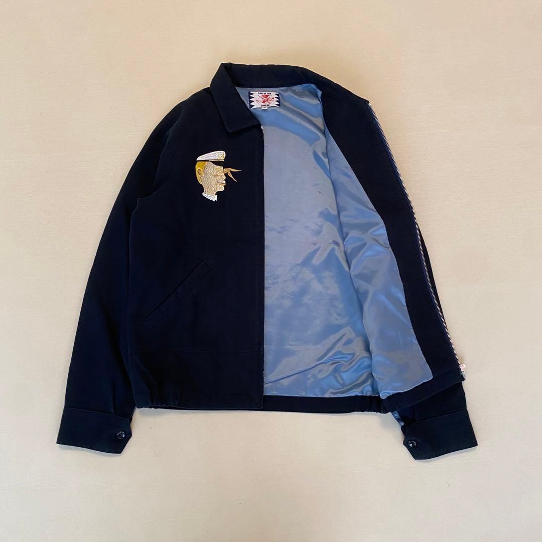 SON OF THE CHEESE 刺繍ジャケット ブルゾン - メルカリ