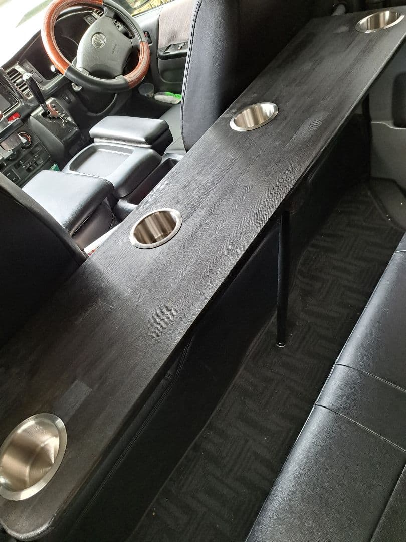 さとぽんハイエースナロー★セカンドテーブル★送料込み★130×25センチ★ プロダックス 200系 ハイエース S-GL 標準 セカンドテーブル 標準