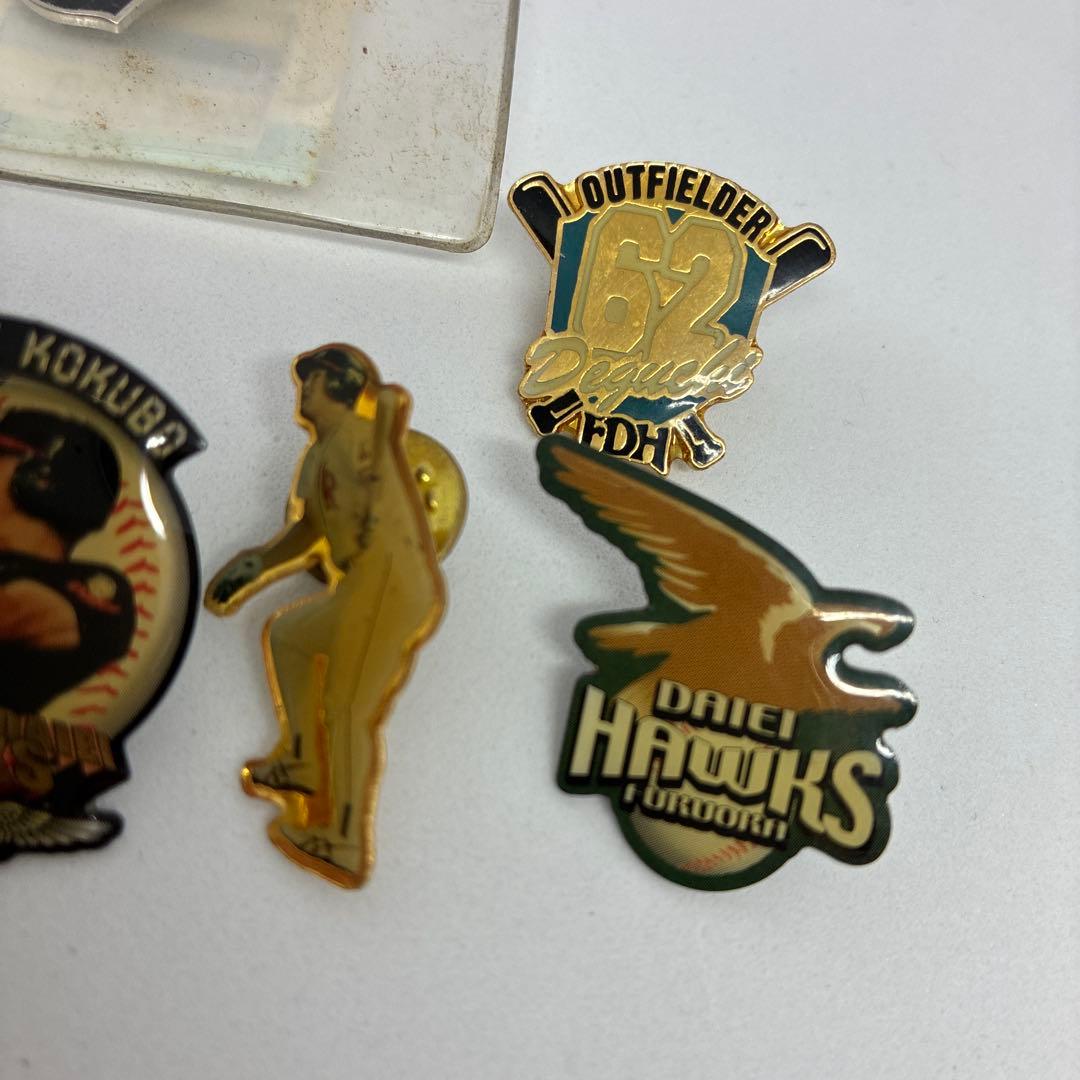 FDH 福岡ダイエーホークス ピンバッジ セット グッズ 松中 小久保 井口