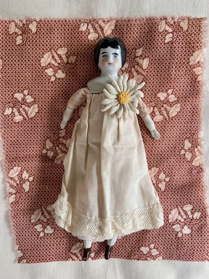 限定価格！アンティーク　チャイナヘッドドール　18.5センチ　ドイツ