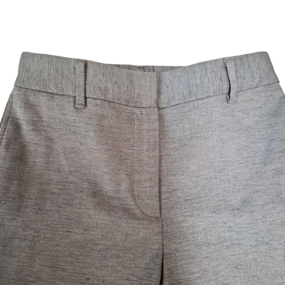 PLST リネンブレンド ノーカラー パンツスーツ セットアップ プラステ