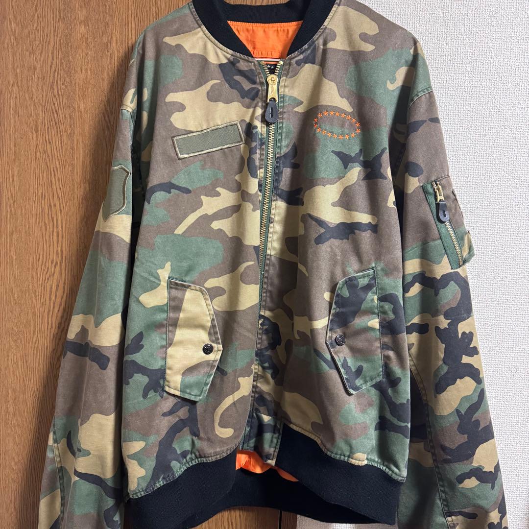 AFB ジャケット カモ 迷彩 ボンバージャケット