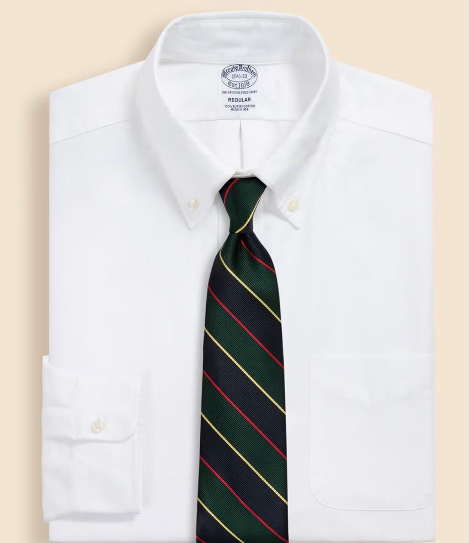 オックスフォード　ドレスシャツ　Regular Fit　Made in USA スーピマコットン オックスフォード ドレスシャツ Regular Fit Made in