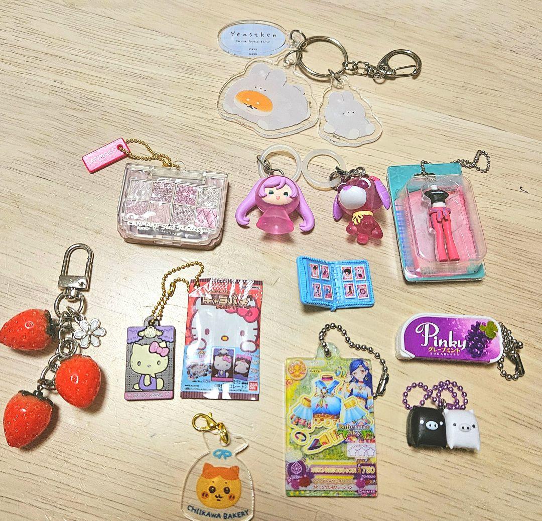 平成女児 チャームキーホルダー めじるしアクセサリー まとめ売り