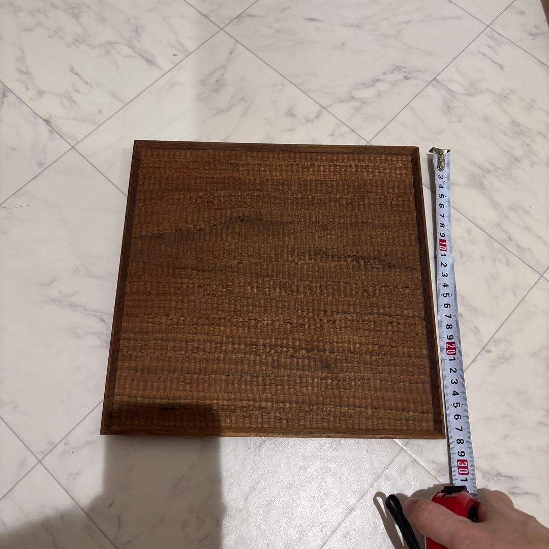 高塚和則 ひとり膳 木製トレイ 正方形 木工房玄 高塚和則