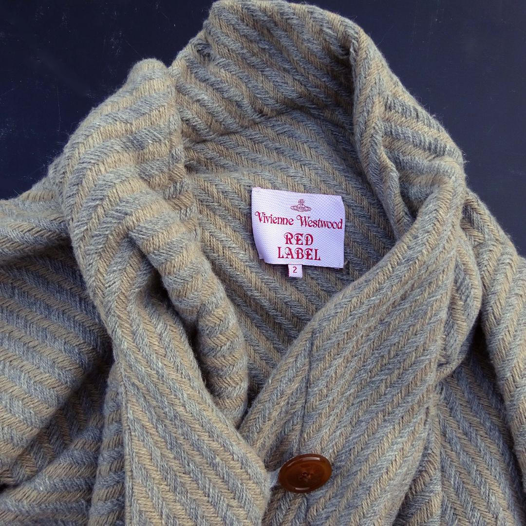 ア*キ様 希少ヴィヴィアンウエストウッドRED 変形アシンメトリーコート