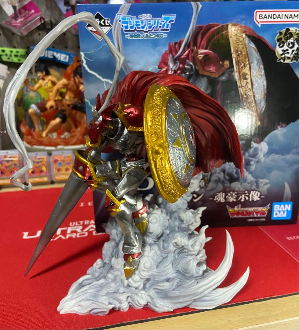 一番くじ　デジモンシリーズ　光を放つ、ふたつの力　B賞　デュークモン　魂豪示像