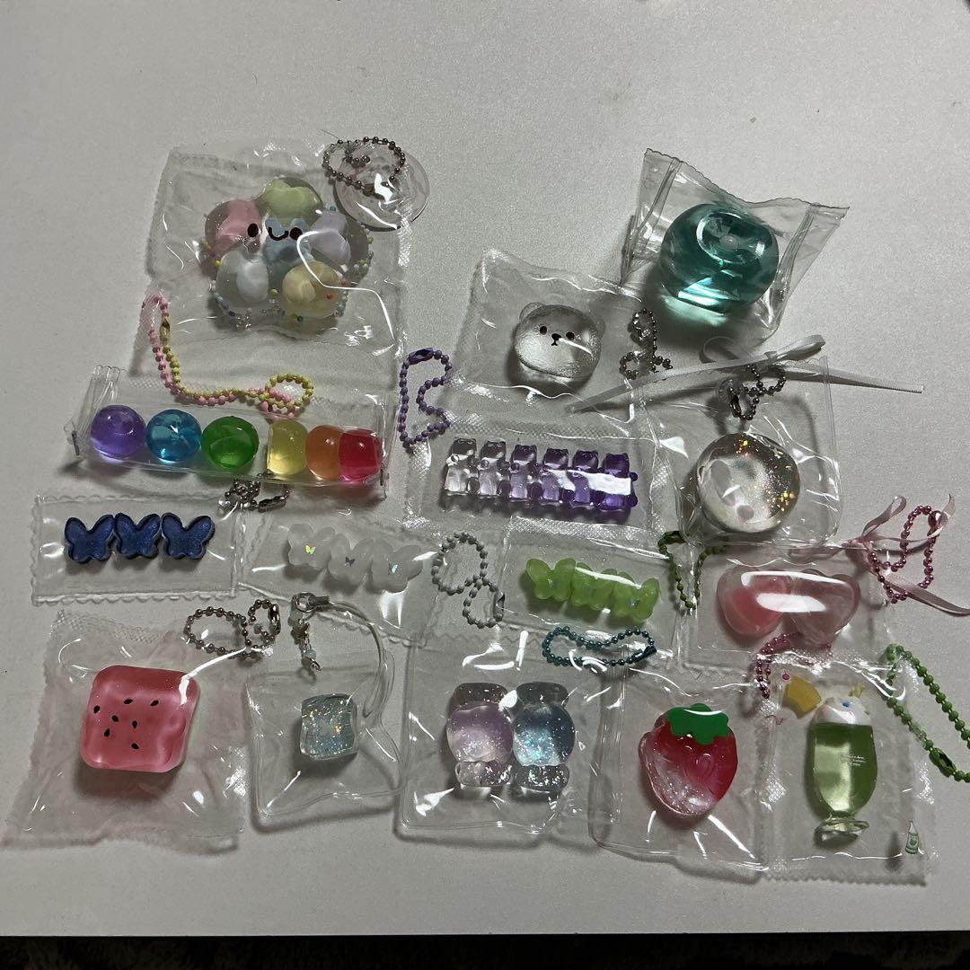 クリアミニ　15点セット　スクイーズ