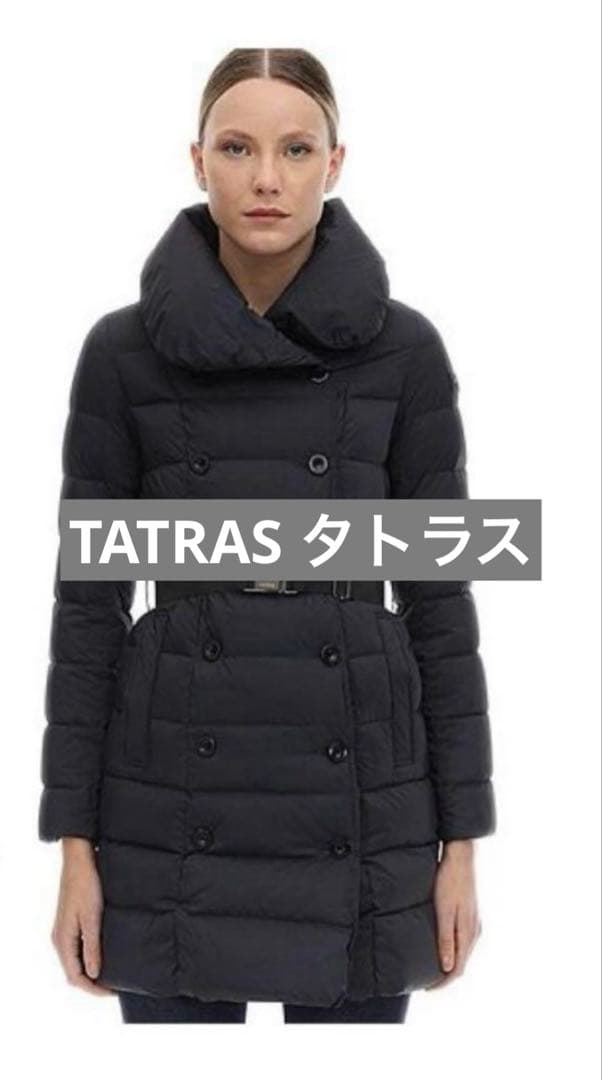 【超美品】タトラス TATRAS ダウンコート　ブラック　サイズ3 アゴーニャ